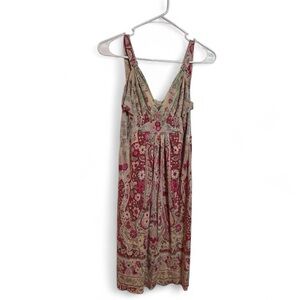 Elie Tahari floral paisley dress mint/pink (Medium)